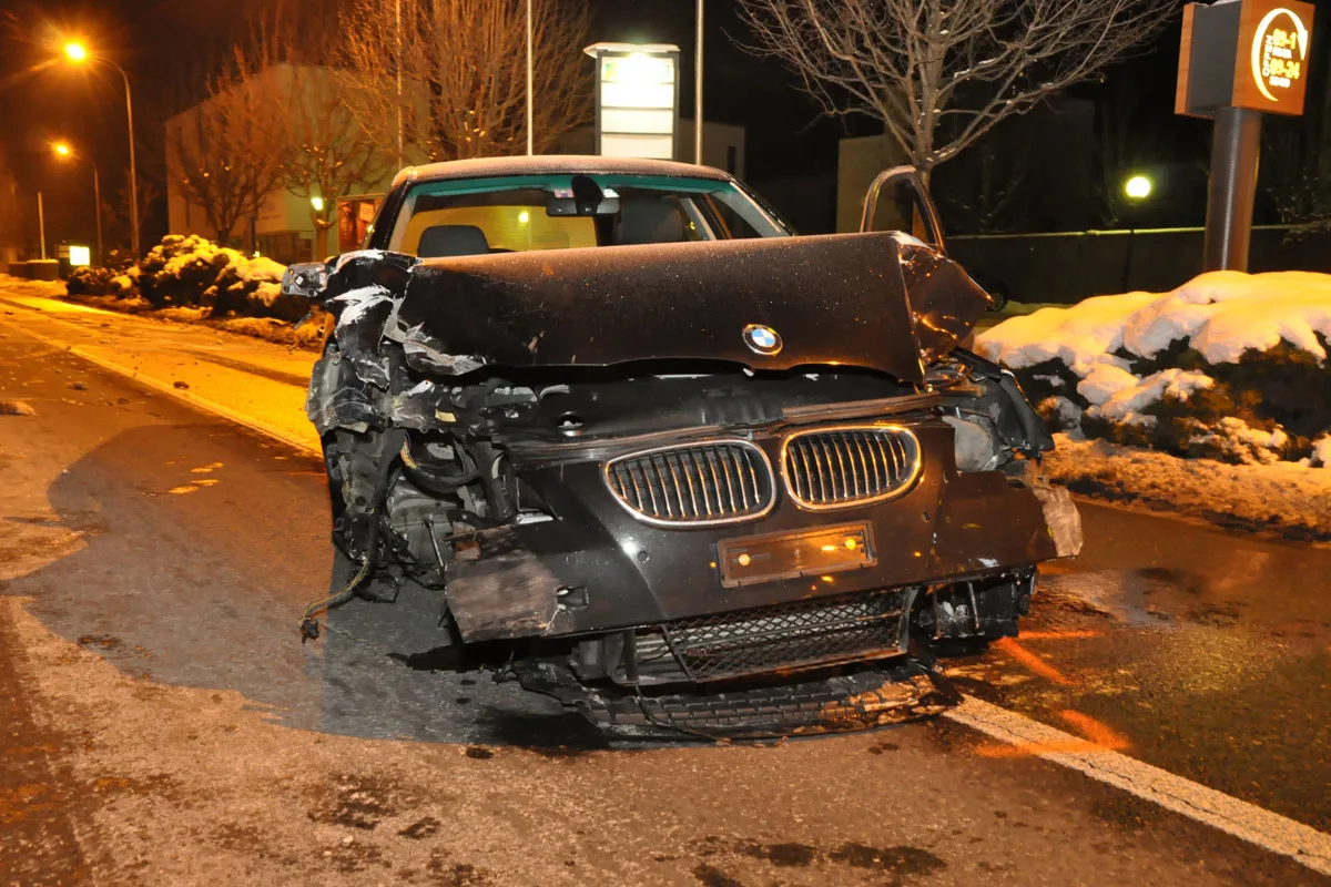 Triesen FL - Doppelter Unfall unter Alkoholeinfluss