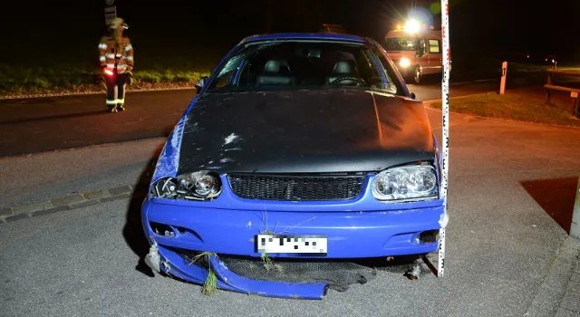 Hemmiken: Neulenker baut mit 1,35 Promille Selbstunfall