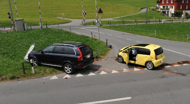Verkehrsunfall in Dallenwil - Beide Lenker verletzt