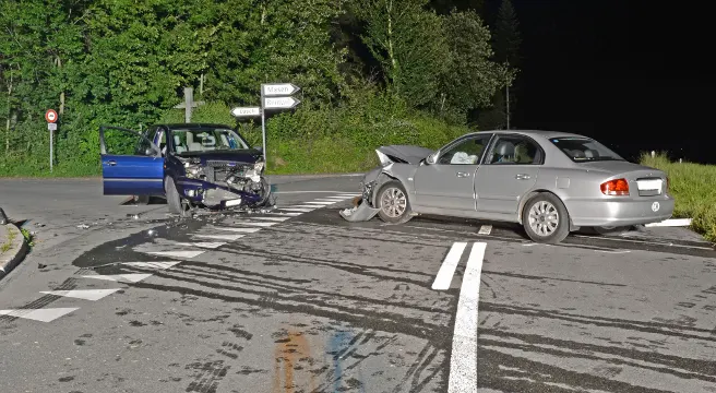 Crash in Beromünster fordert drei Verletzte