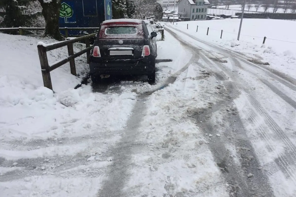 St. Gallen SG - In parkiertes Auto geprallt