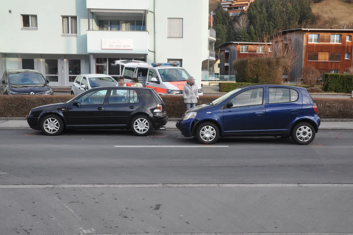 Triesen/Eschen FL - Unachtsamkeit verursacht Verkehrsunfälle