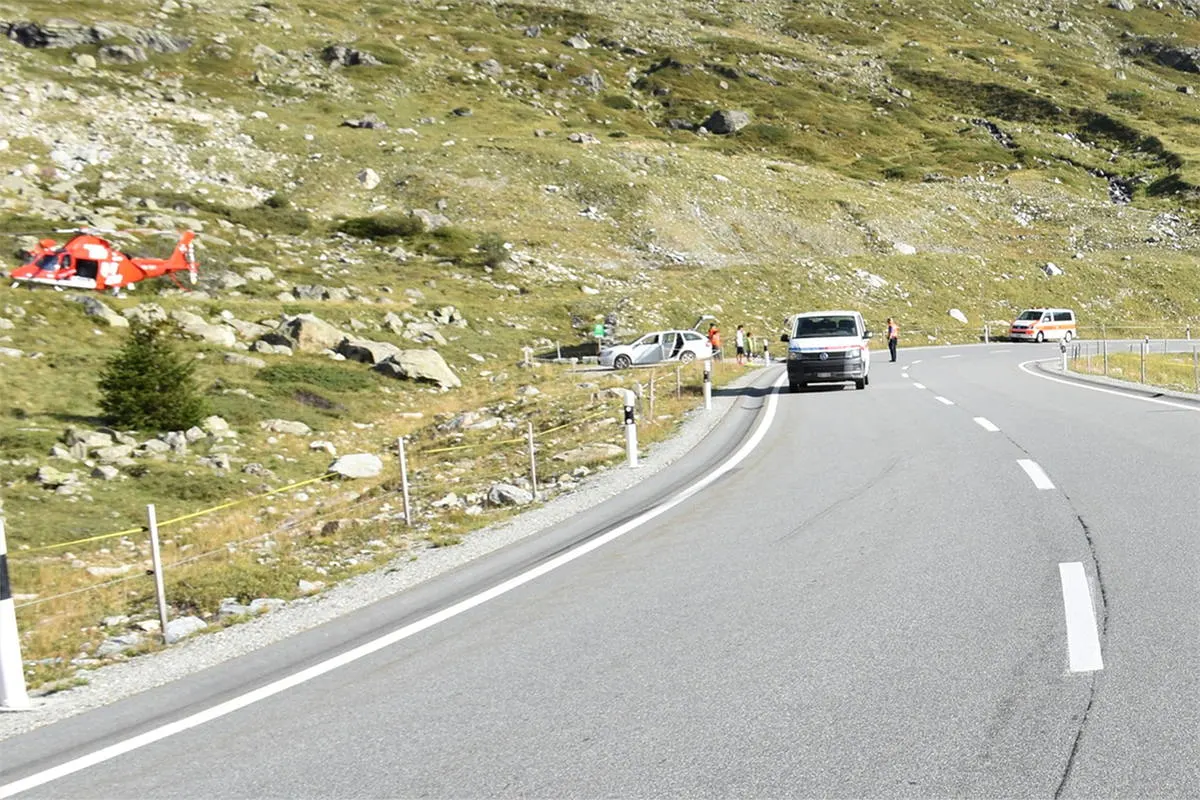 Bivio GR - Fahrradfahrerin bei Kollision verletzt