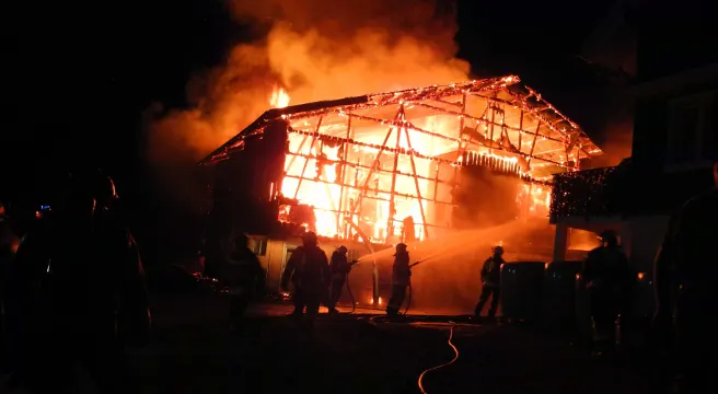 Stallbrand in Rothenthurm - Tiere gerettet
