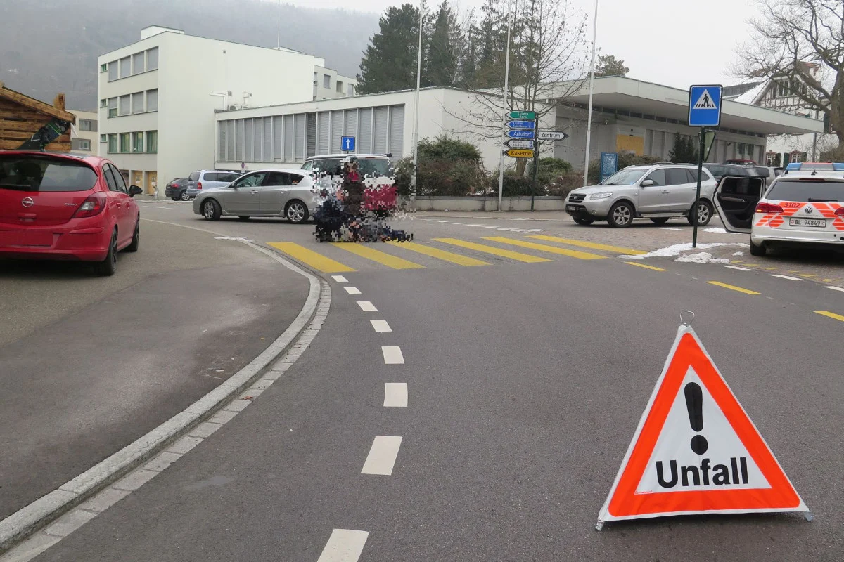 Liestal BL - Fussgängerin bei Unfall schwer verletzt