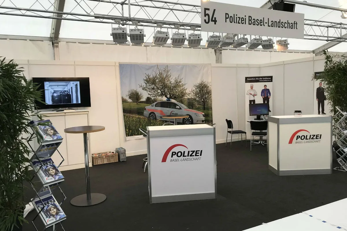 Liestal BL - Polizei Basel-Landschaft an der Berufsschau