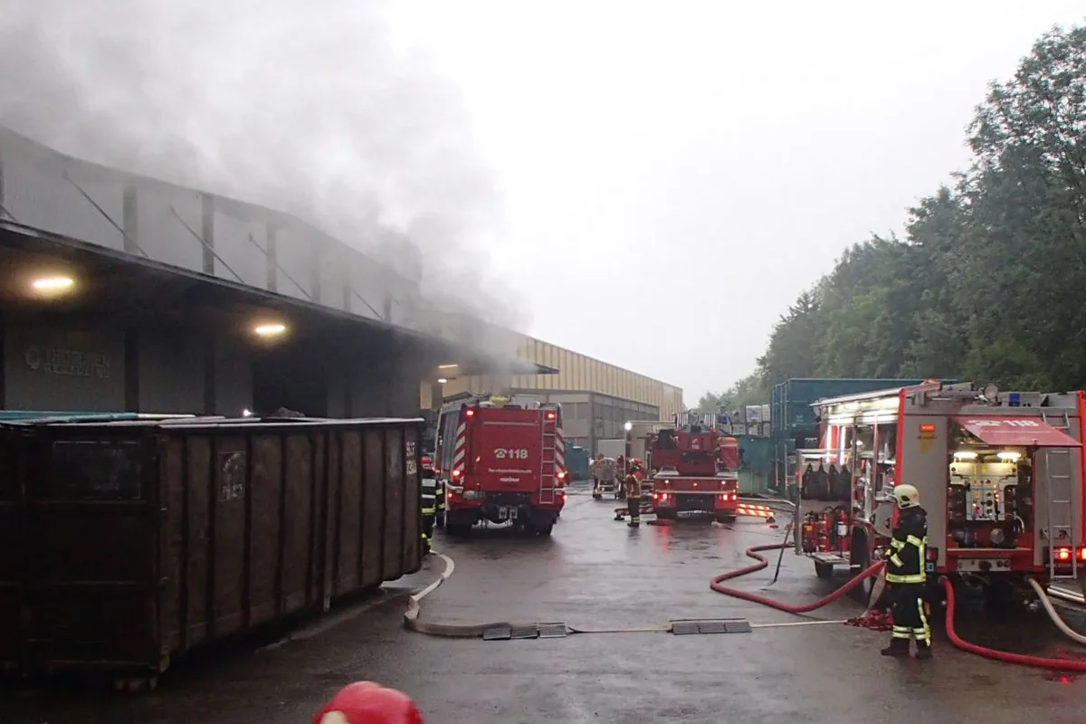 Brand in einer Recycling-Firma in Kaiseraugst