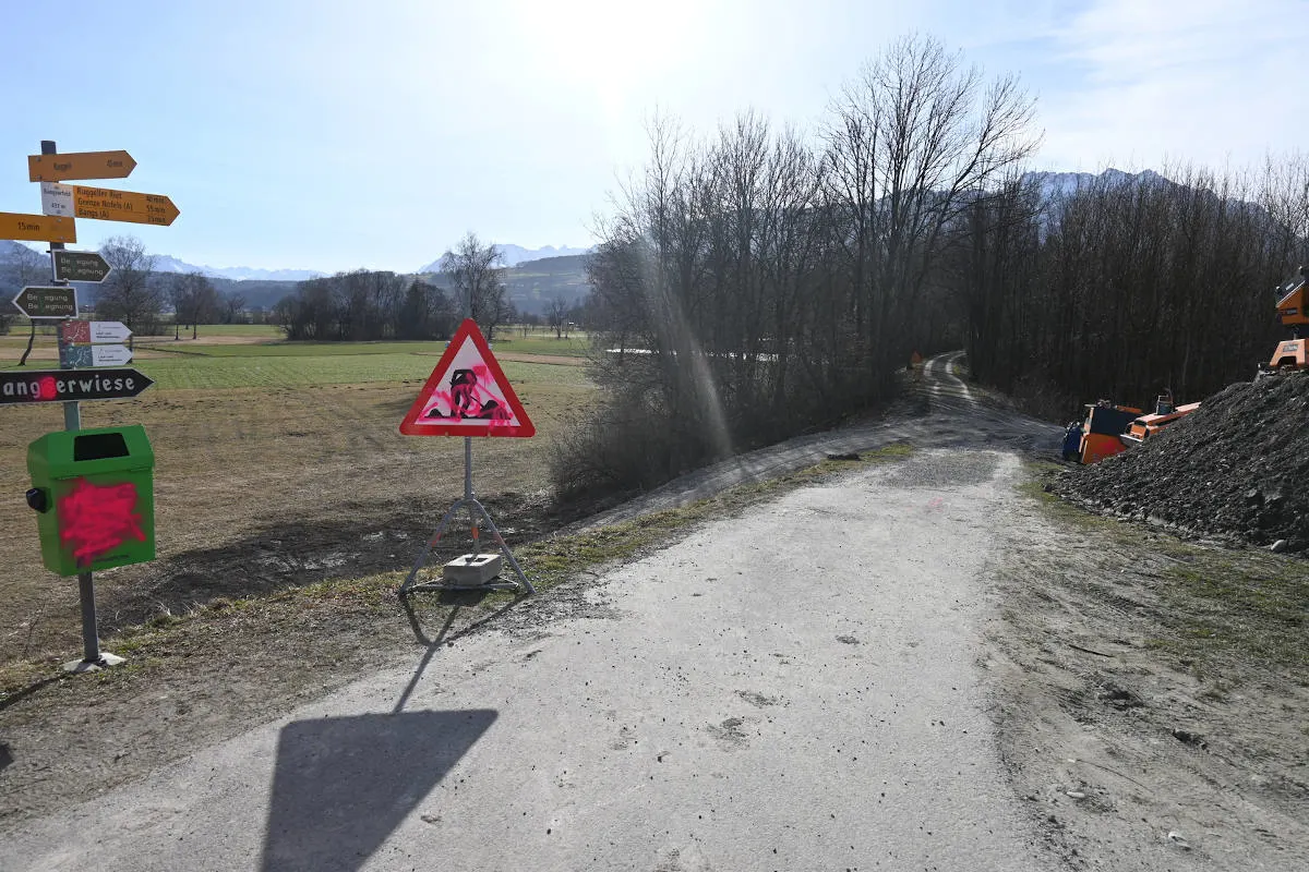 Ruggell – Sachbeschädigung bei Baustelle