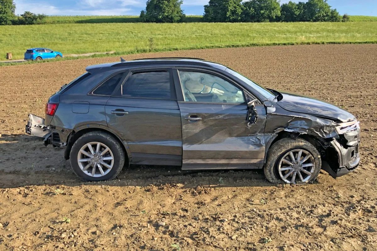Weiningen TG - Vortritt missachtet - heftige Kollision folgte