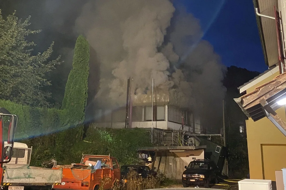 Liesberg BL - Brandfall in Einfamilienhaus