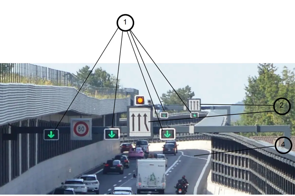 Verkehrsinformation aus Hergiswil NW - Temporäre Verkehrsführung auf dem sanierten Autobahnteilstück führt zu Verwirrung
