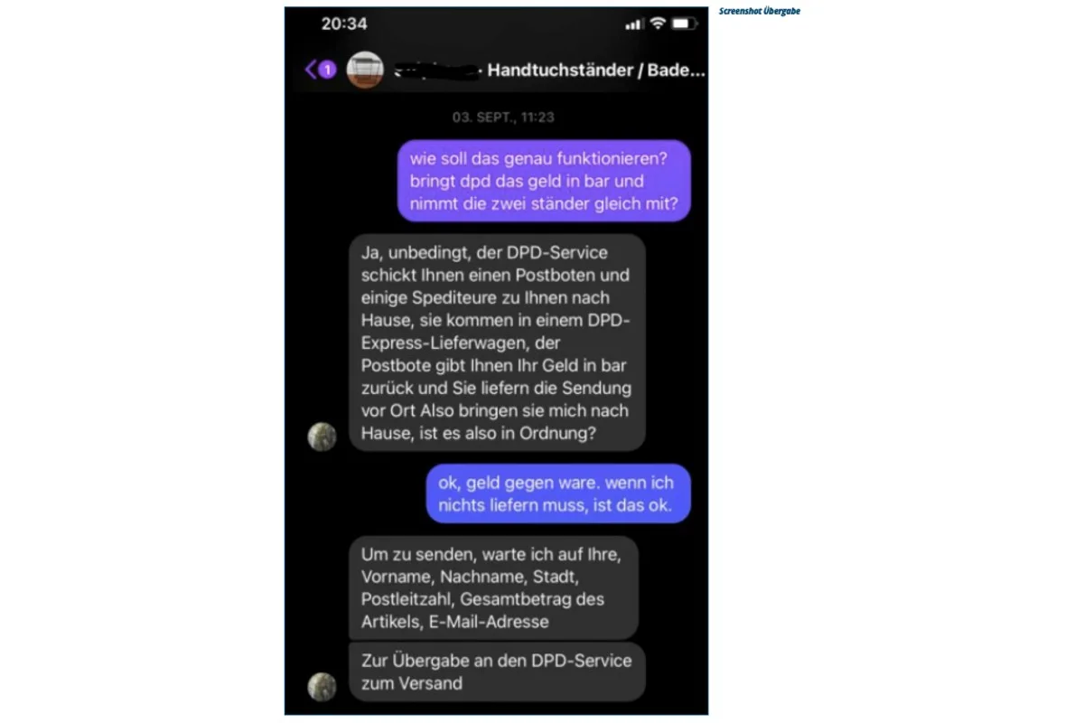 Warnung vor Betrügern auf Facebook Marketplace und Messenger - So versuchen Verkäufer zum Kauf von PCS Mastercard Aufladecoupons zu verleiten