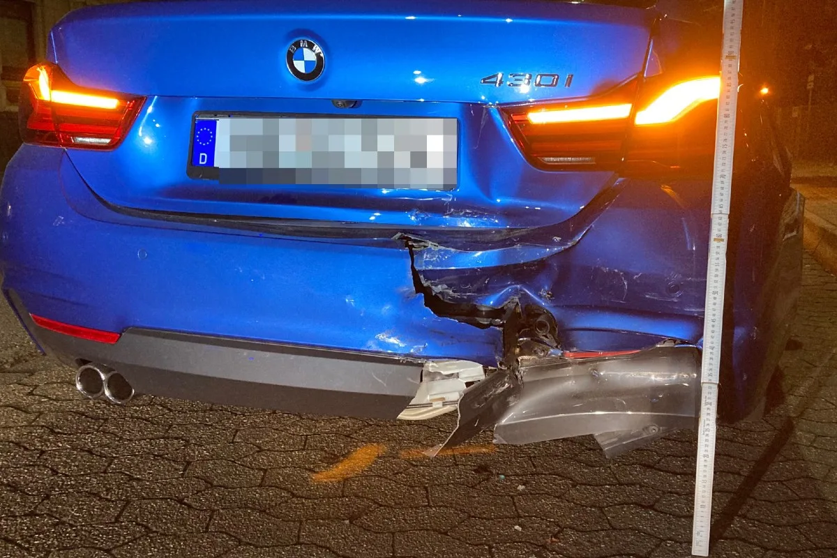 Hilden - Unter Drogeneinfluss Unfall gebaut und abgehauen. Polizeihubschrauber kam zum Einsatz