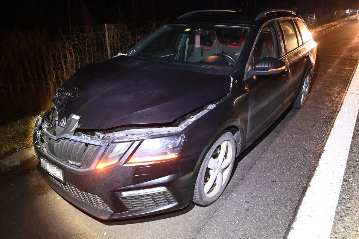  Sevelen SG - Heftige Auffahrkollision auf der Autobahn A13