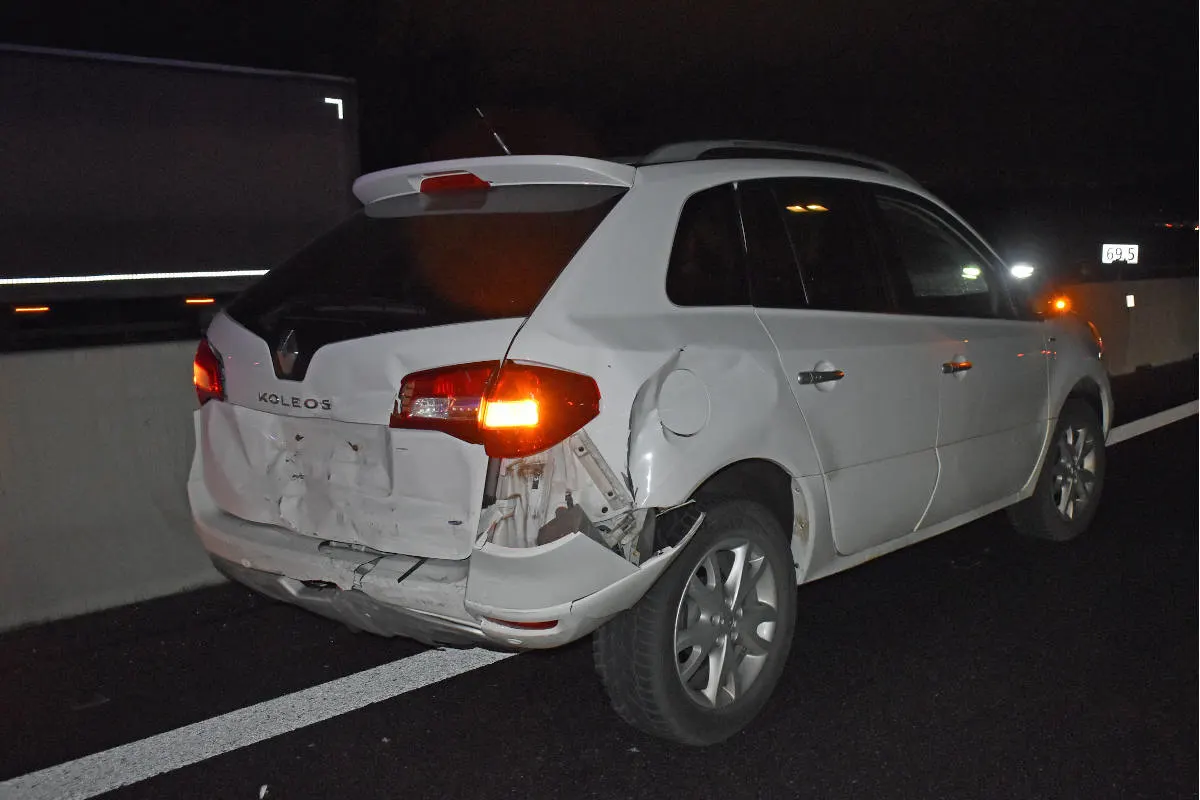 A2 Knutwil LU – Auffahrunfall zwischen zwei Autos