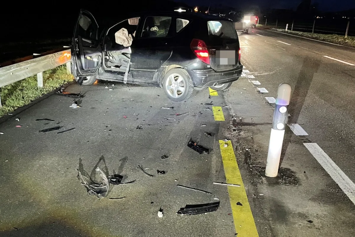 Märstetten TG - Auffahrkollision zwischen zwei Mercedes