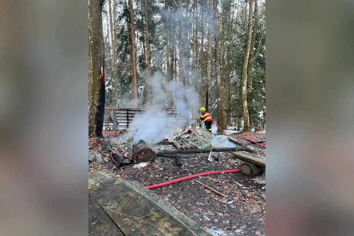 Waldkirch SG – Waldhütte und Scheiterbeige abgebrannt
