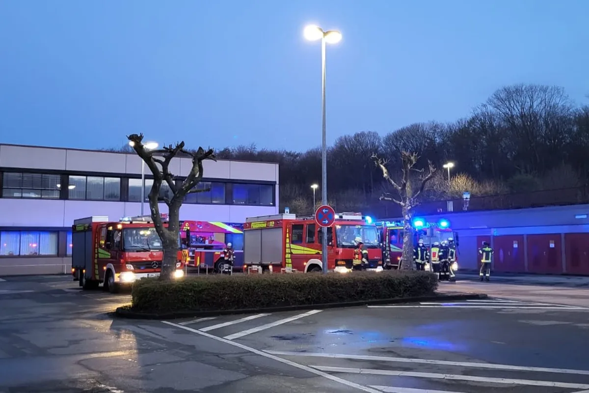 Werne -  Brand im Christophorus-Krankenhaus!