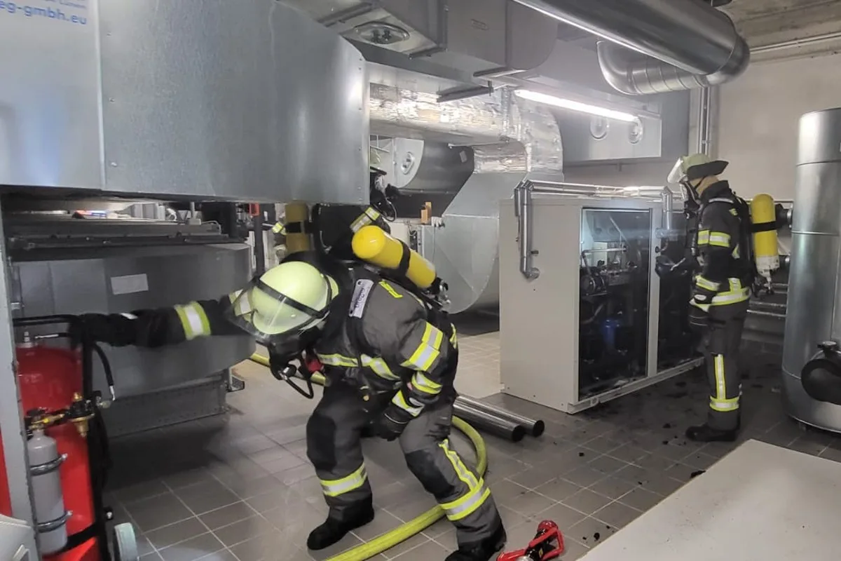 Werne -  Brand im Christophorus-Krankenhaus!
