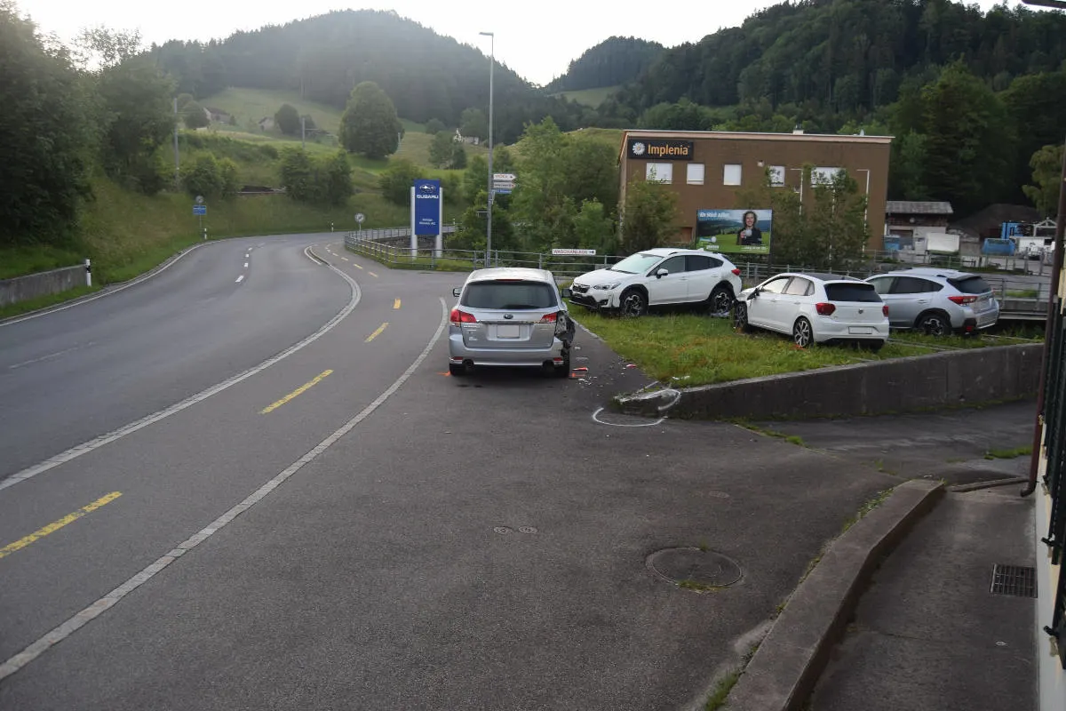 Bühler AR – Unfall nach Sekundenschlaf