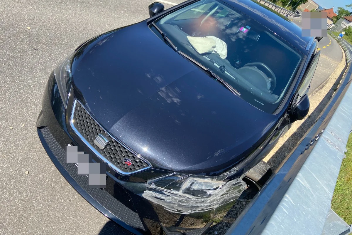Laufenburg AG - Während der Autofahrt eingenickt