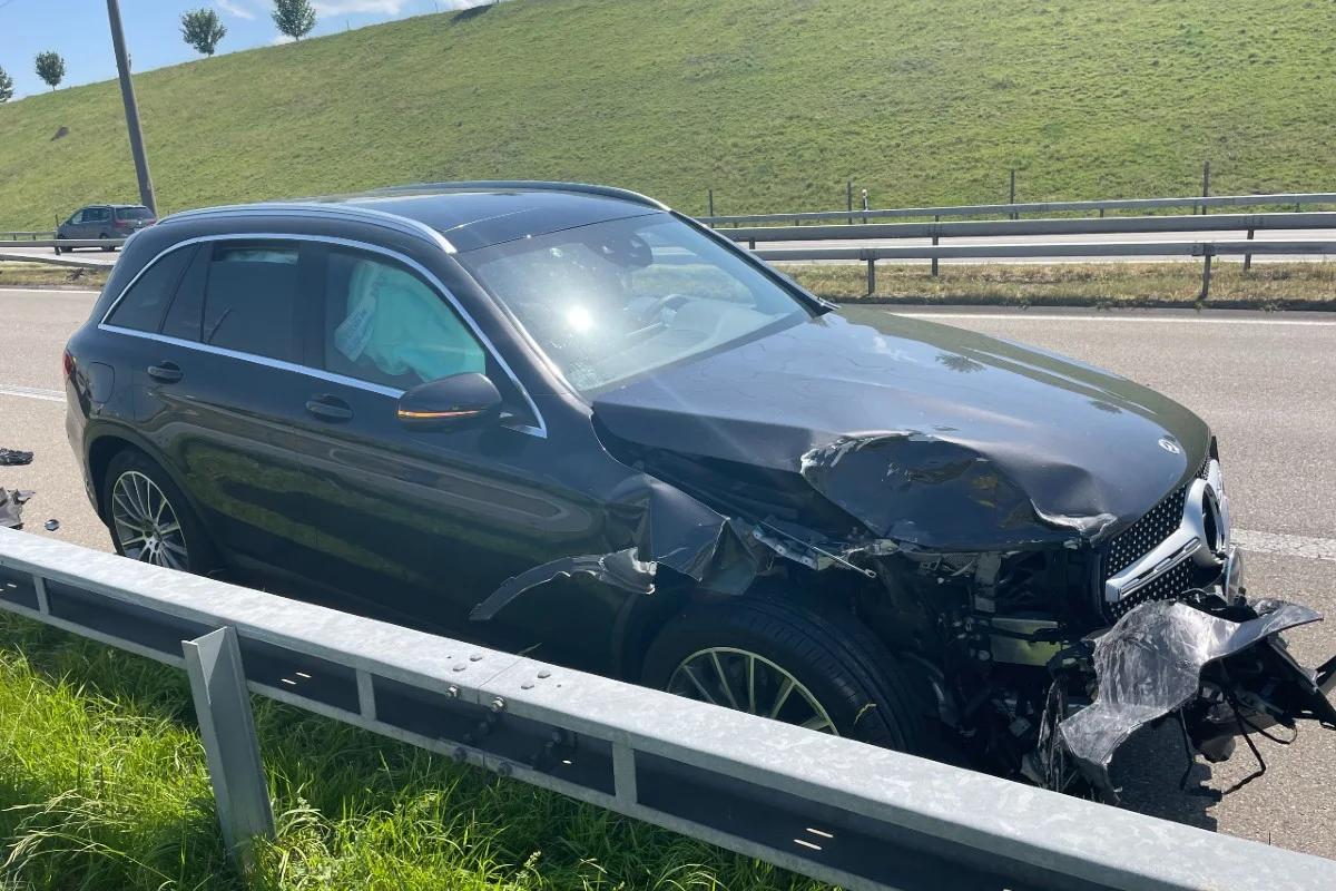 Sirnach TG - Auffahrunfälle auf der Autobahn A1