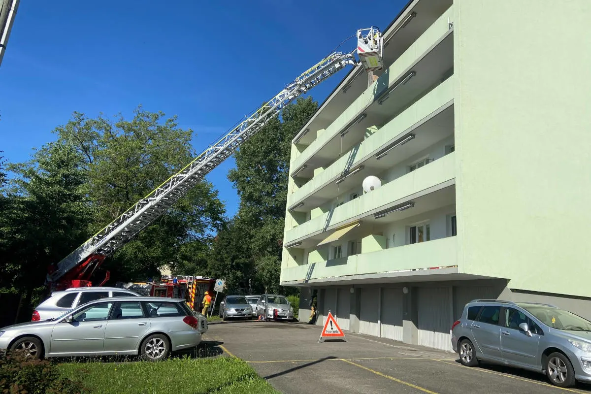 Brugg AG – Kellerbrand in Mehrfamilienhaus