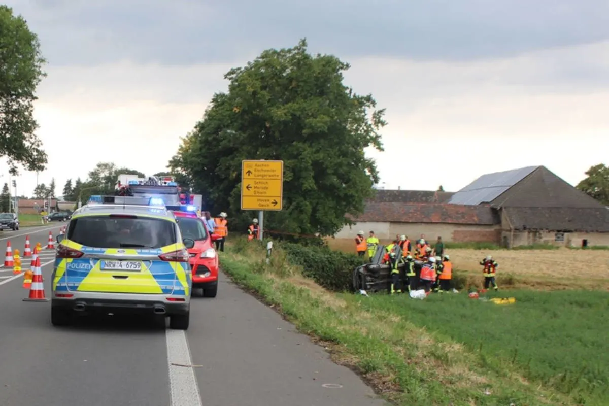 Langerwehe – Ermittlungen gegen Unfallfahrer eingeleitet
