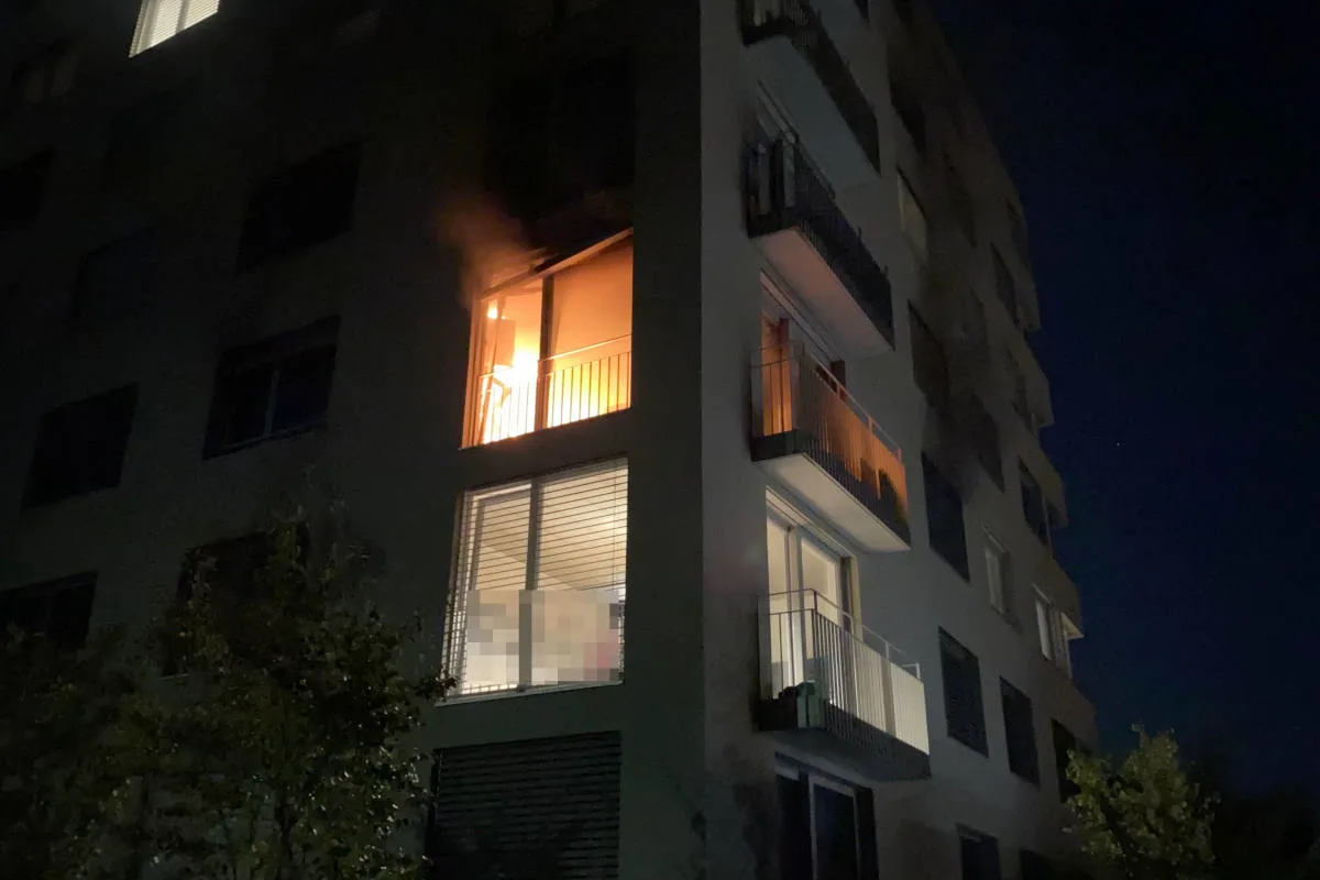 Zuchwil SO – Brand in Küche eines Mehrfamilienhauses richtet hohen Schaden an