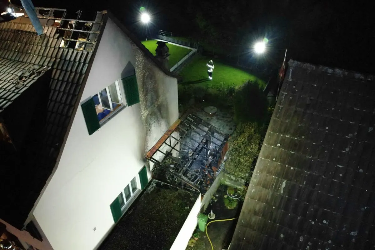 Diegten BL – Brandausbruch in Einfamilienhaus
