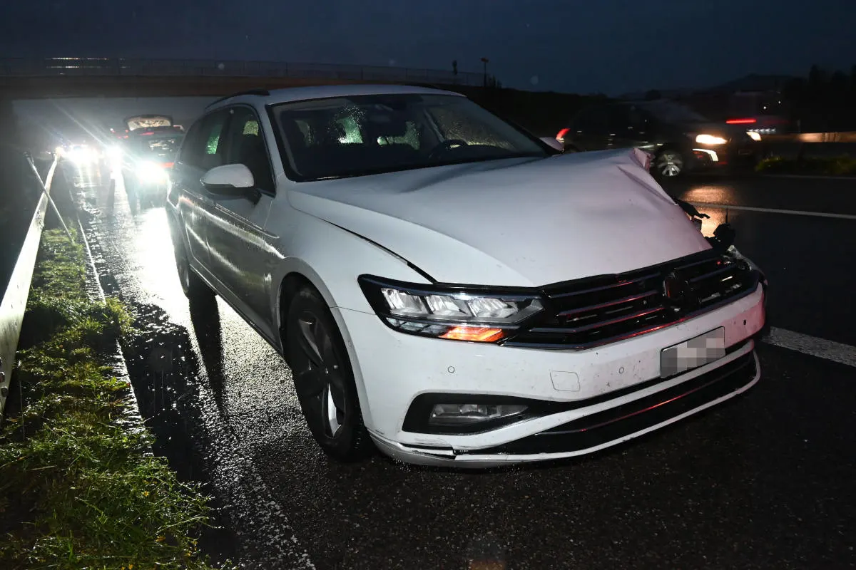 A1 Henau SG – Gleich drei Auffahrkollisionen am Morgen auf der Autobahn