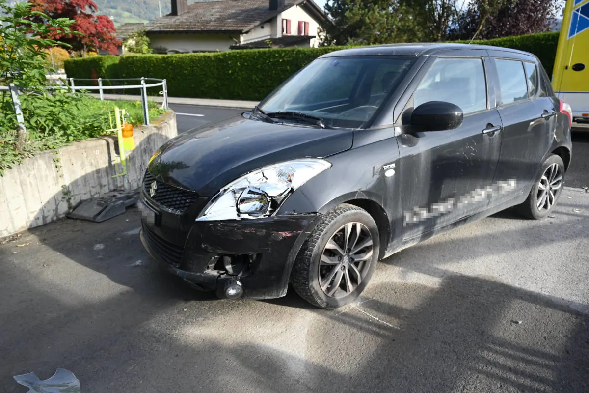 Vilters SG – Beim Linksabbiegen mit Motorrad kollidiert