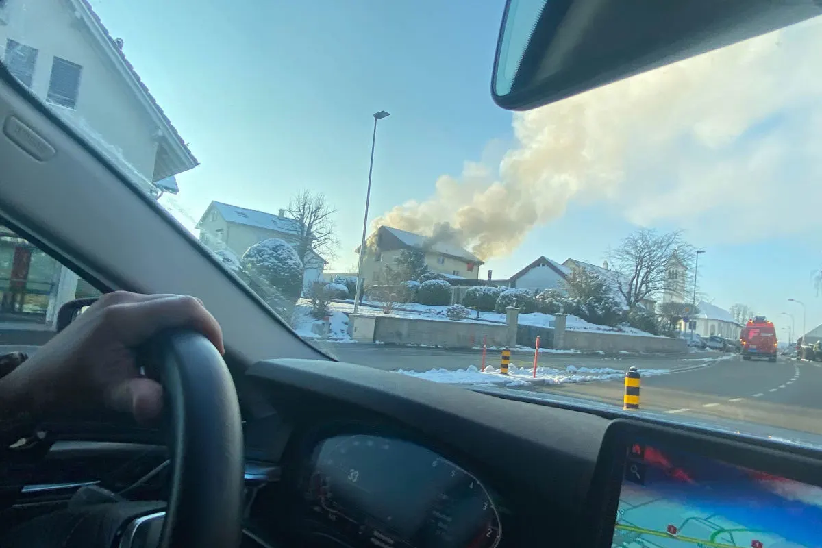 Gunzgen SO – Brand in einer Wohnung eines Mehrfamilienhauses
