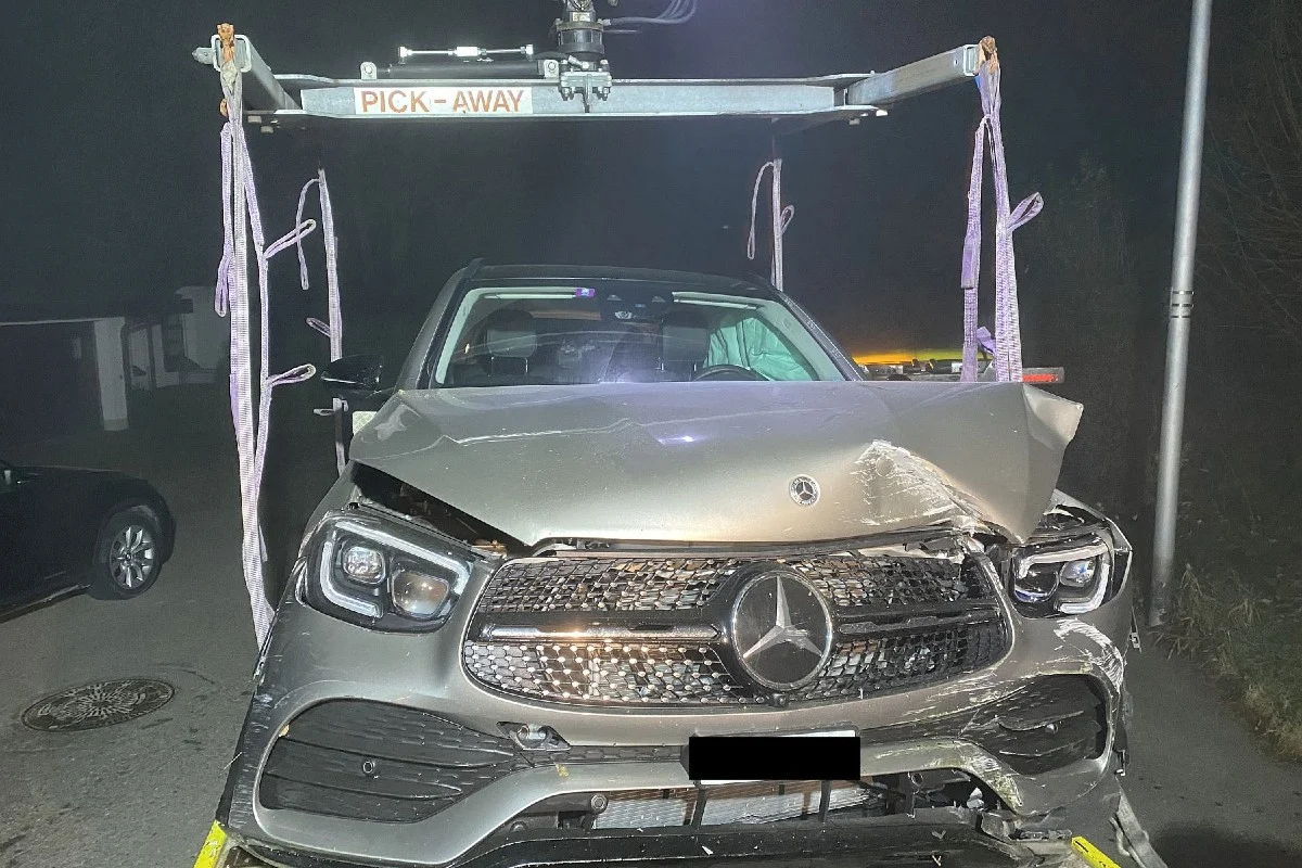 Oberwil BL - Unfall nach Ausweichmanöver