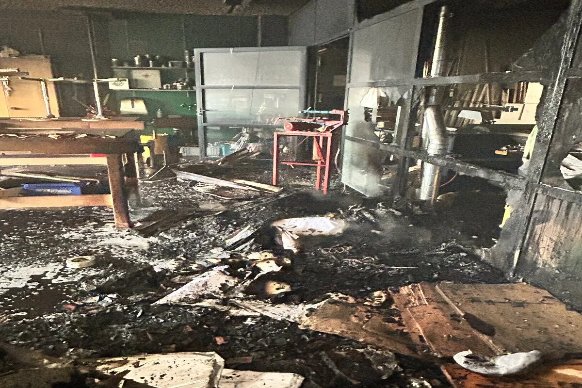 Schulhausbrand in Nussbaumen AG
