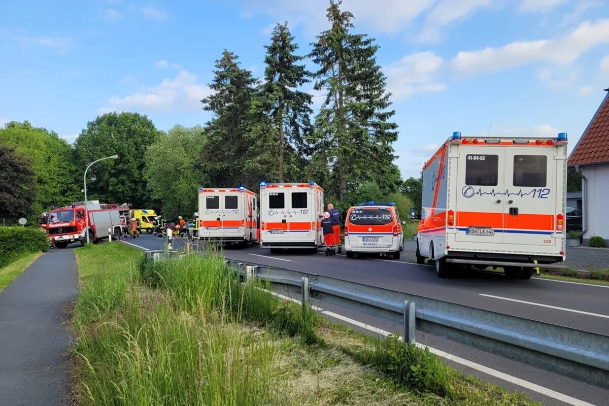 Wittorf - Fünf Verletzte nach Kollision