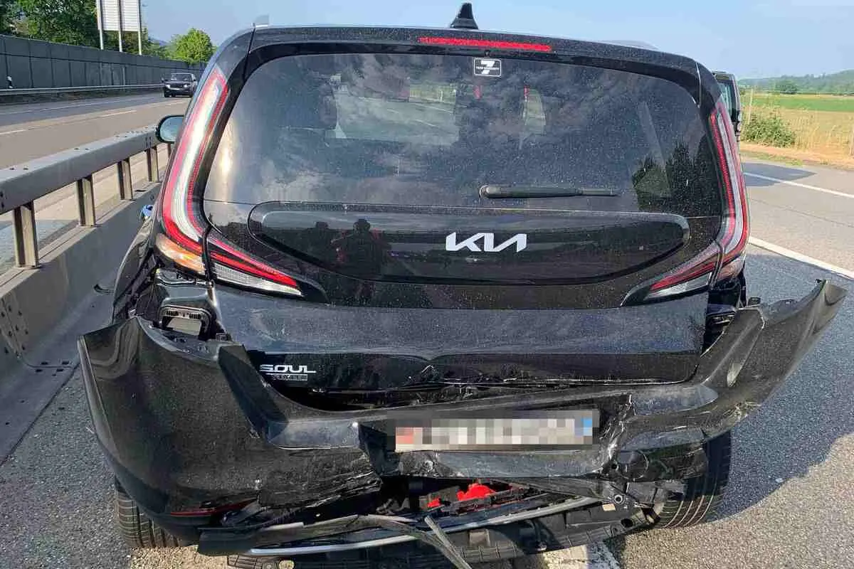 Unfall auf der Autobahn A1 in Oensingen