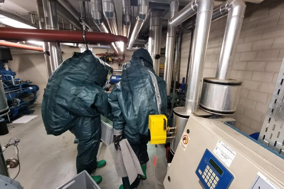 Gossau SG - Chemieaustritt in Lebensmittelbetrieb von der Migros