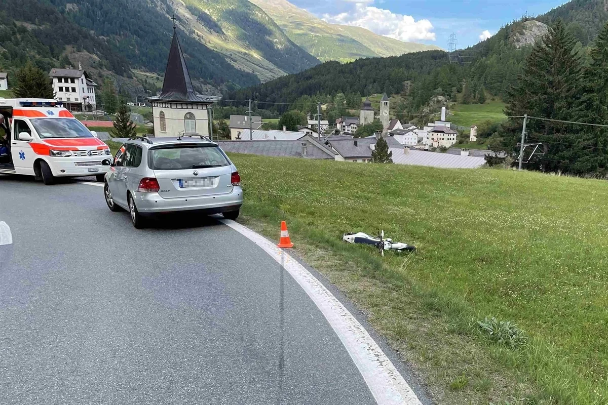 Tschierv, Susch, Sedrun, Zernez GR - Mehrere Unfälle innerhalb kürzester Zeit