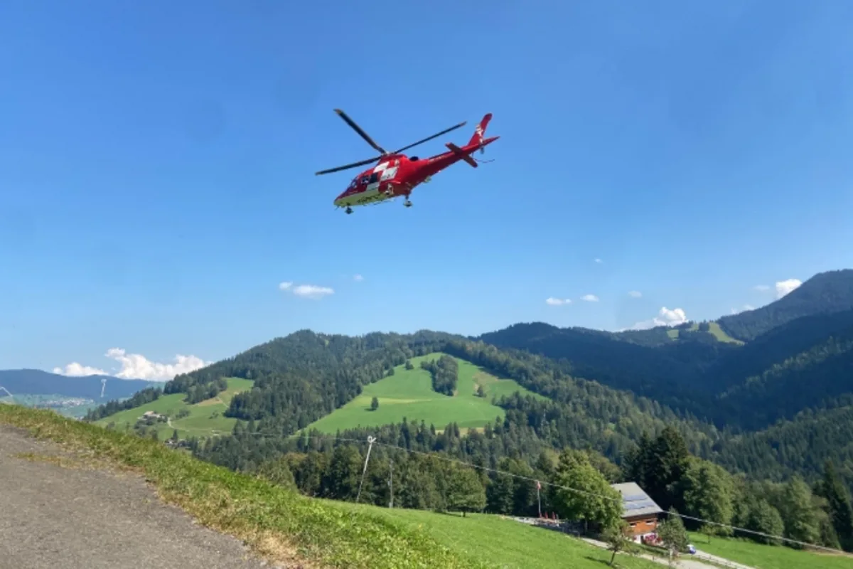 Unfall in Unterägeri ZG - Helm bewahrt vor schlimmeren Verletzungen