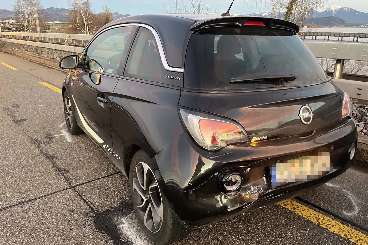 Seedamm/Trübbach SG - Unfall an Weihnachten – Zu schnell unterwegs