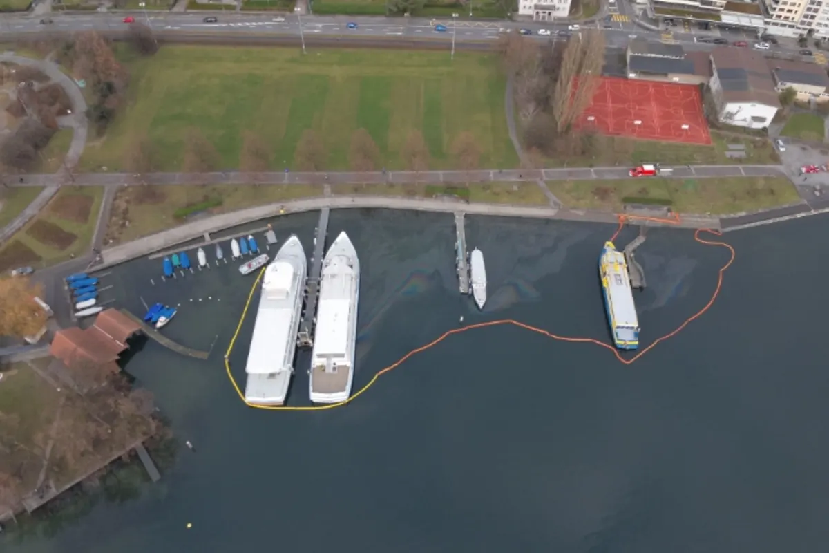 Zug - Diesel- und Ölrückstände im Zugersee