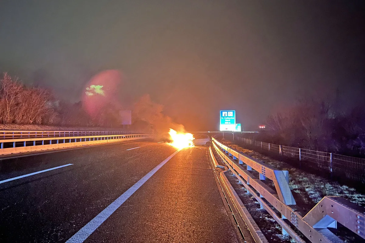 Unfälle in Root/Luthern LU - Auto ausgebrannt - Mit Baum kollidiert