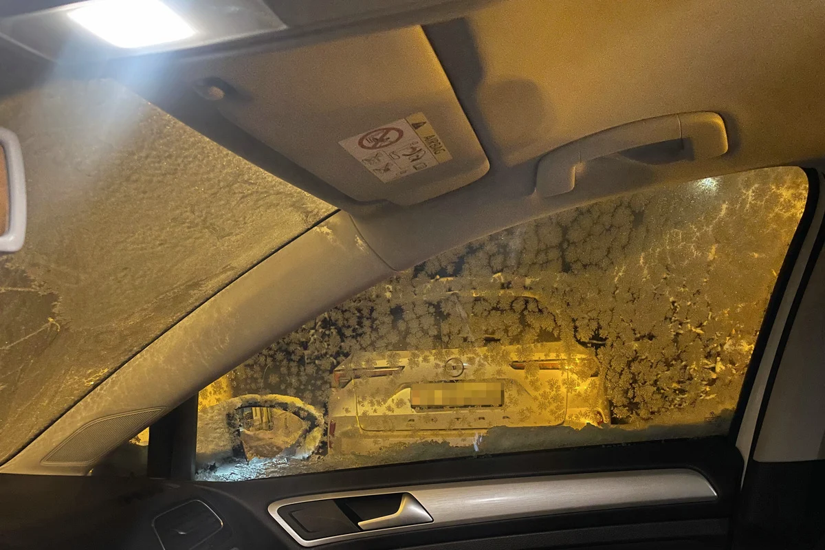 St.Gallen - Starke Sichteinschränkung - Polizei erwischt Autos mit vereisten Scheiben