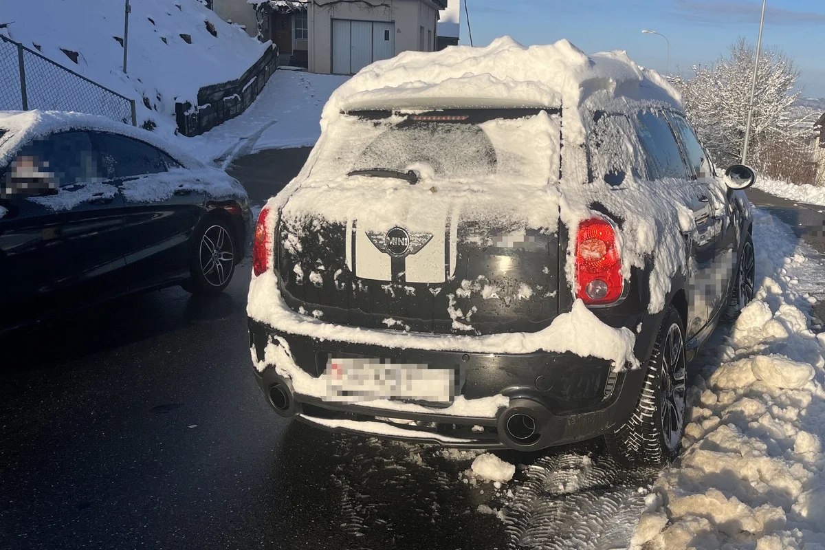 Kanton St.Gallen - Schnee auf Dächern - Vereiste/beschlagene Scheiben