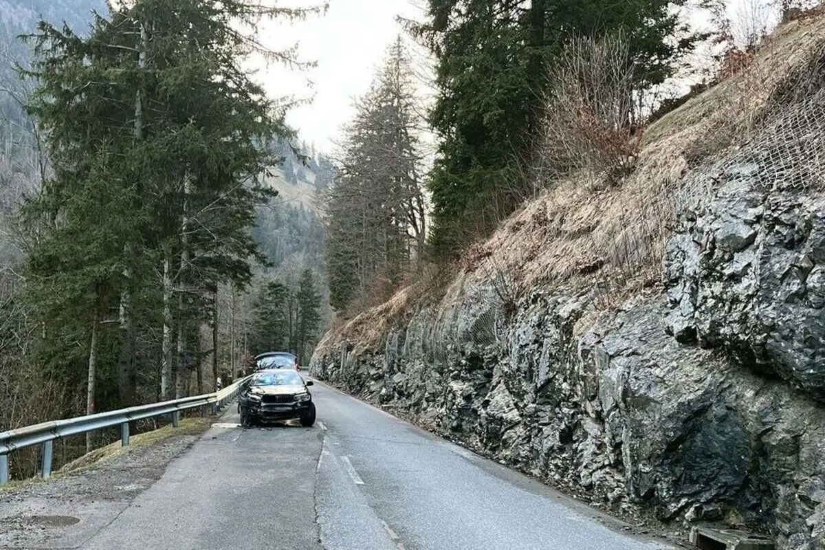 Kerns OW - Mit einer Felswand kollidiert 