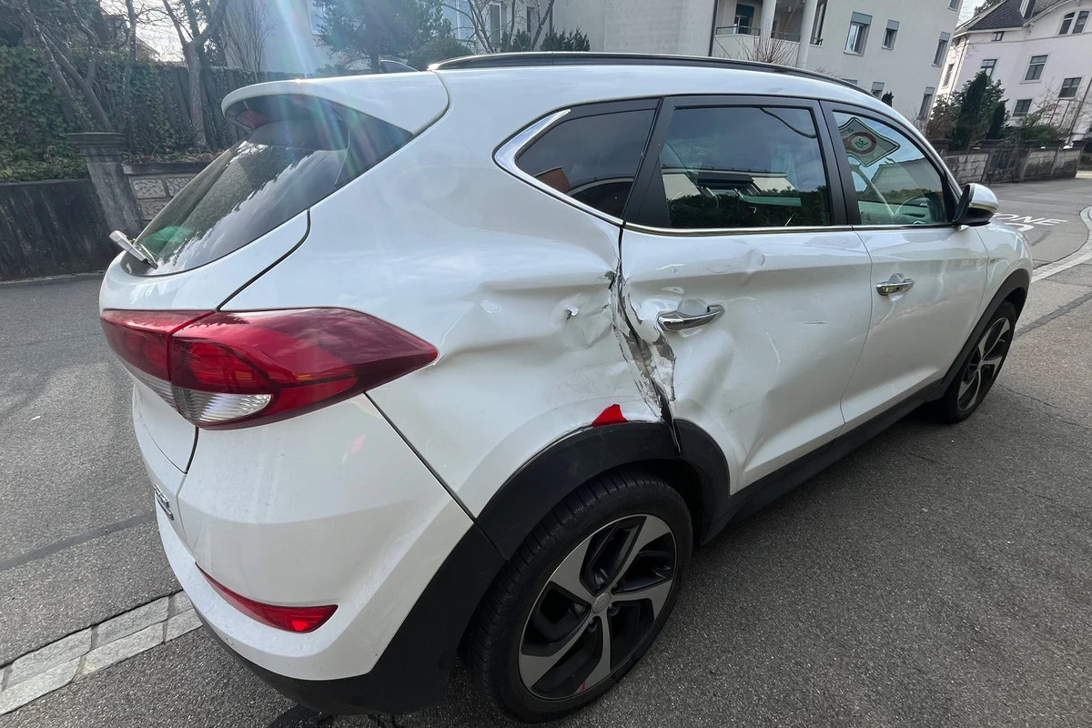 Unfall in Frauenfeld TG - Bremsmanöver zu spät bemerkt