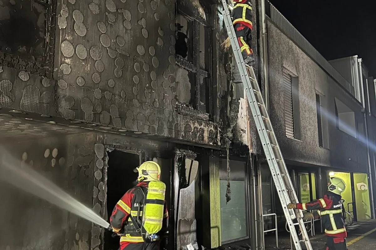Yverdon-les-Bains VD - 52 Personen wegen Brand evakuiert