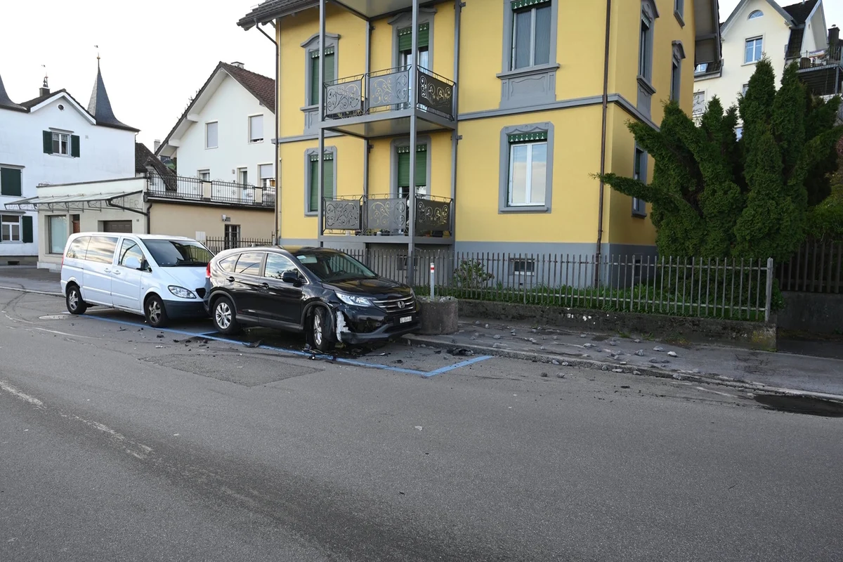 Rorschacherberg SG - Fahrunfähig Unfall verursacht 