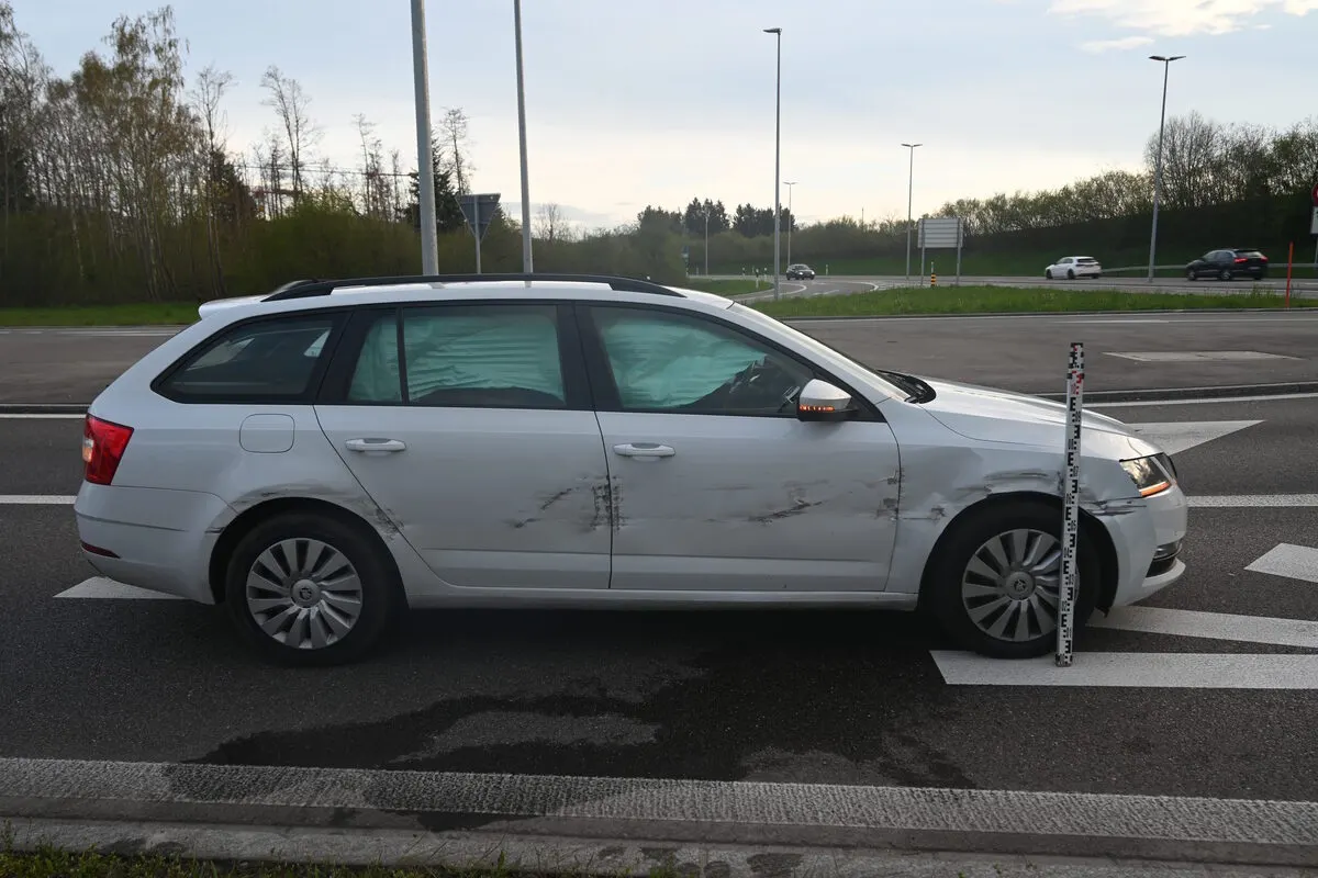 Gossau SG - Fahrunfähig  auf der A1 verunfallt
